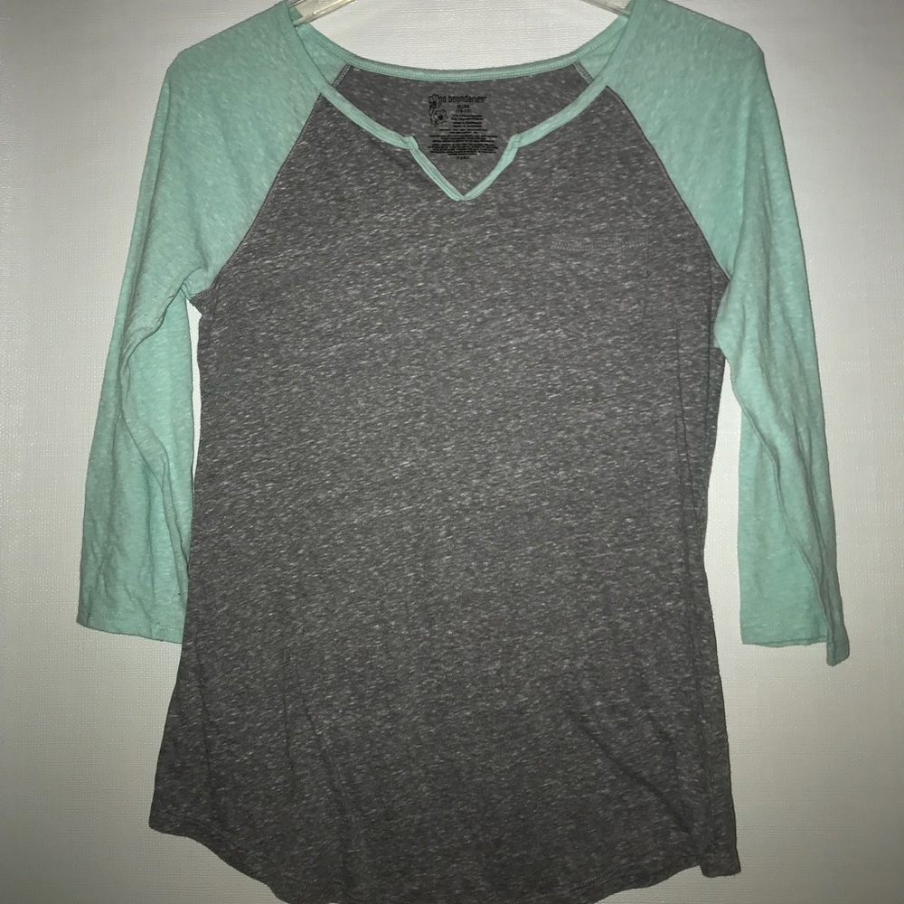 3/4 length sleeve baseball tee